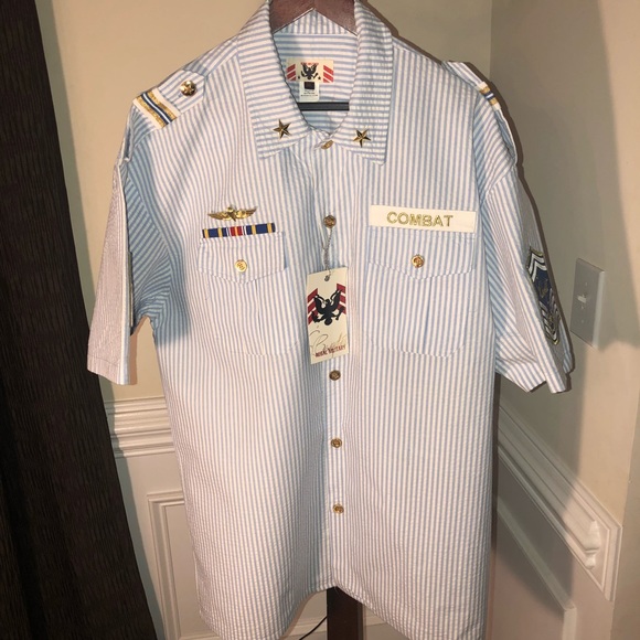 Regal Military Combat Shirt Decorated 